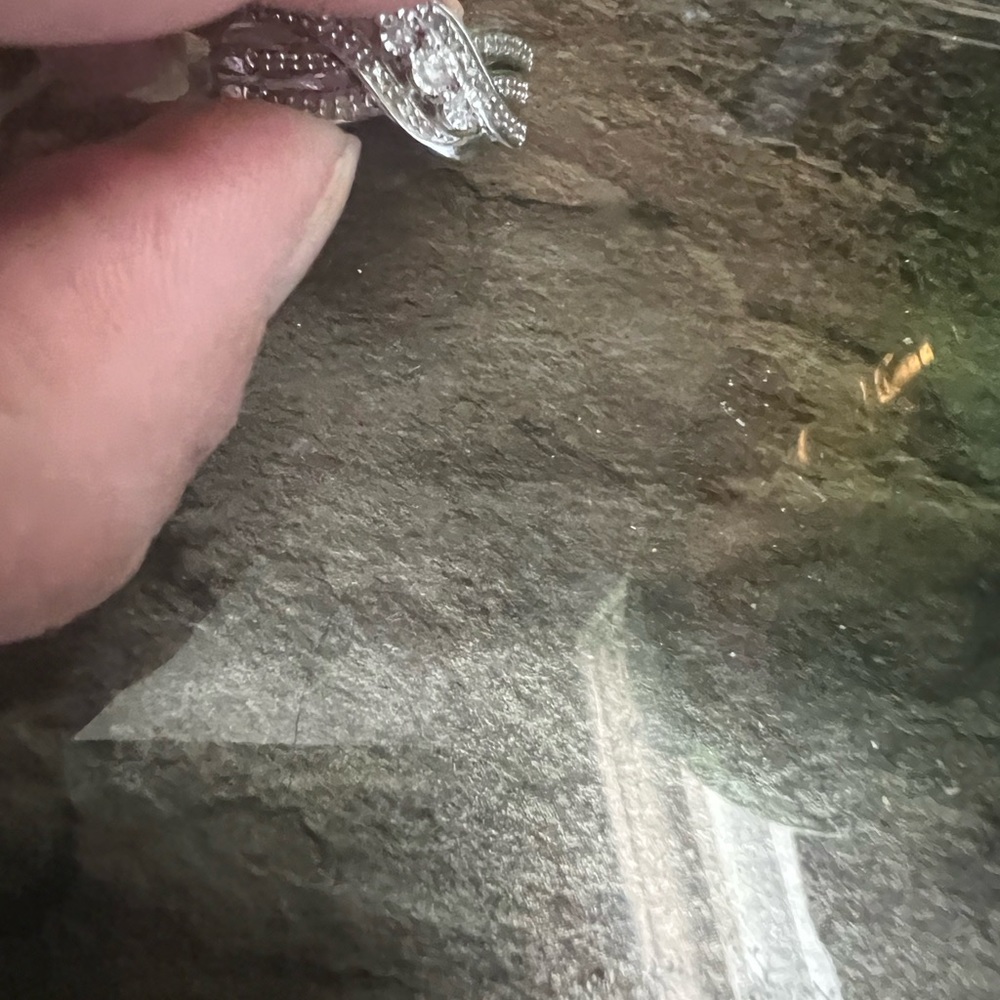 Diamond cluster ring - Picture 4 of 4